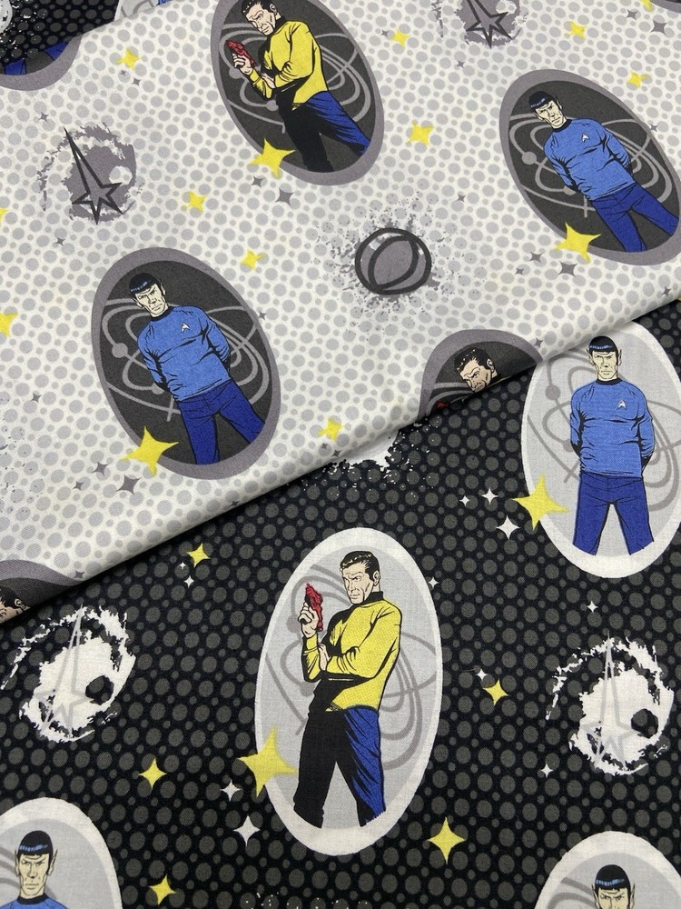 STAR TREK Spock KIRK Camelot Cotton Fabric Fat Quarter Bundle