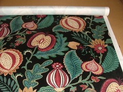 iLiv Velvet Curtain Fabric 2.3 Metres Cantaloupe Ebony Upholstery Cushion Blind