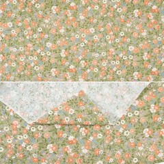 7pcs Fat Quarter Flower Fabric Bundles Quilting Cotton Craft Fabric Pre-Cut