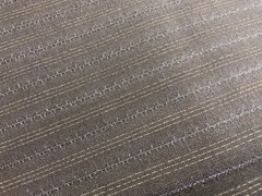 Durham Navy 30% Finest Mohair 70% Wool English Antique Stipe Suiting 2.8m 240g/m