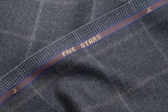 Exclusive for Drapers Five Stars Wool Suit Fabric 2.4m 270gr