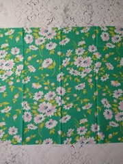 Heather Bailey Fabric True Kisses Daydream Teal Green BTFQ 18 x 22 Figo 90365