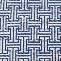 BALLARD INSIDEOUT PERFORMANCE UPHOLSTERY FABRIC PATMOS COBALT BY THE YARD
