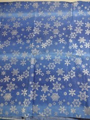 Lot of 5 Cotton Christmas Holiday Winter Prints Snowman 3+ yds total