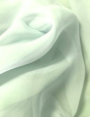 Fabulous PALE AQUA SEAFOAM MINT Sheer Billowy Solid Poly CHIFFON Fabric