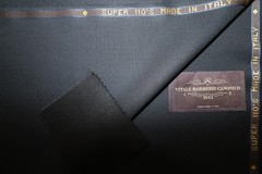 100% CASHMERE COATING FABRIC IN “Black/White Herringbone MADE IN SCOTLAND 3.75 m