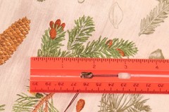 108″L x 44″ W David Textiles Woodland Chart Pine Tree Cone Theme Branches Seeds