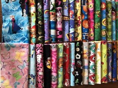 Children 8 half yards fabric bundle no duplicates 100% cotton high quality