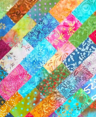 48 PCS BATIK ~ 5″X5″ PRE-CUT QUILT SQUARES CHARM PACK ~ FREE SHIPPING