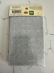 Making Memories Sticky Double Sided Adhesive Squares Black Scrapbooking Crafts