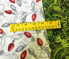 Christmas Holiday Winter fabric lot , 5 1/2 yards .
