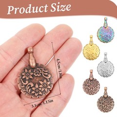 SynHHergyx Yarn Cutter Pendants 5 Pcs Gold, Silver, Dazzle Color, Copper