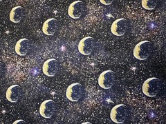 ANGEL OF PEACE BY JOSEPHINE WALL MOON STAR FIELD 3 WISHES COTTON FABRIC 1/2 YD
