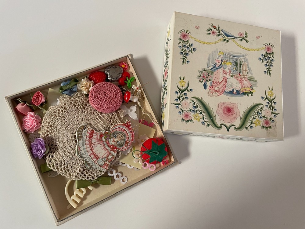 Vintage Slow Stitch Junk Journal Assemblage Craft Supplies, Spring Pastels