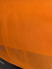 8 yards Falk Orange Nylon Net diy scrubbies material bolt cut continuous piece
