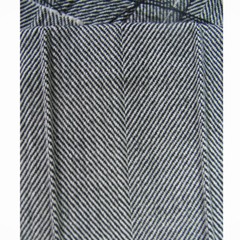2-1/5 Yards x 62″ Wide Fabric Remnant Quality Menswear Ribbed Stripe, Pristine