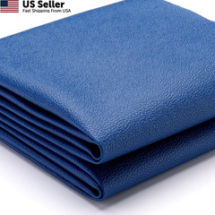 K-Musculo Vinyl Fabric, Marine Faux Leather 1Yd (54” X 36” inch), Blue