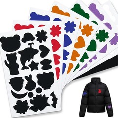 8 Sheets down Jacket Repair Patch Kit Pre-Cut Waterproof Nylon Fabric Patches
