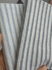 10 pcs Rustic Yarn Dyed Cotton Stripe Gingham Fabric 14” x 21” Sewing Craft