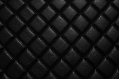 Single Diamond Quilted Vinyl Grain Faux Leather Upholstery Fabric Stitched 55″
