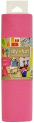 OLY Fun Multi-Purpose 20″ Craft Material 3-Yard PINK No Fray Water Resistant
