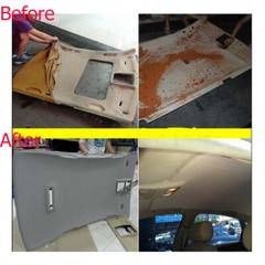 Suede Headliner Upholstery Foam Back Materials Awesome for Roofliner Replacement
