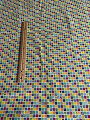 3.5 yds x 44” Lil Ones Dena Designs Colorful Squares Cotton Fabric Unisex Baby