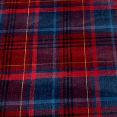 Zimmer Rohde Paros Blue Red Plaid Upholstery Fabric