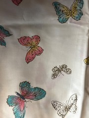 Vintage Branded Butterfly Fabric by Fashion Looms Inc Papillons 148“ x 36“