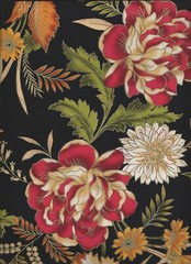 “Radiance”, Floral & Paisley, Metallic, Kanvas Studio, Set of 5 fat quarters