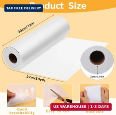 UzecPk Medium Weight Fusible Interfacing for Sewing: 12″ X 30yd Interfacing Fabr
