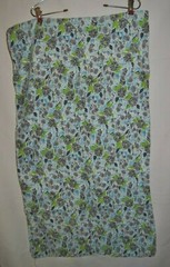 Vintage Flour Feed Sack Material Multicolor Floral Design Still Sewn