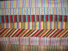 STRIPES colorful variety zig zag Cotton quilt FABRIC U-Pick SEE INFO 1/2 yd BTHY