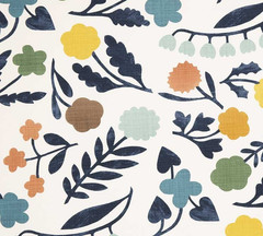 CHRISTOPHER FARR CURTAIN/UPHOLSTERY FABRIC DESIGN Array 4.2 METRES DARK INDIGO