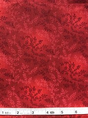 Tiny Vines Mottled Quilt Fabric – Wine Red – Fat Quarter