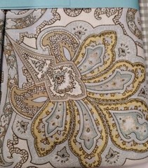 Waverly Inspirations Fabric 100% Cotton Muted Pastel Floral 2 Yards New