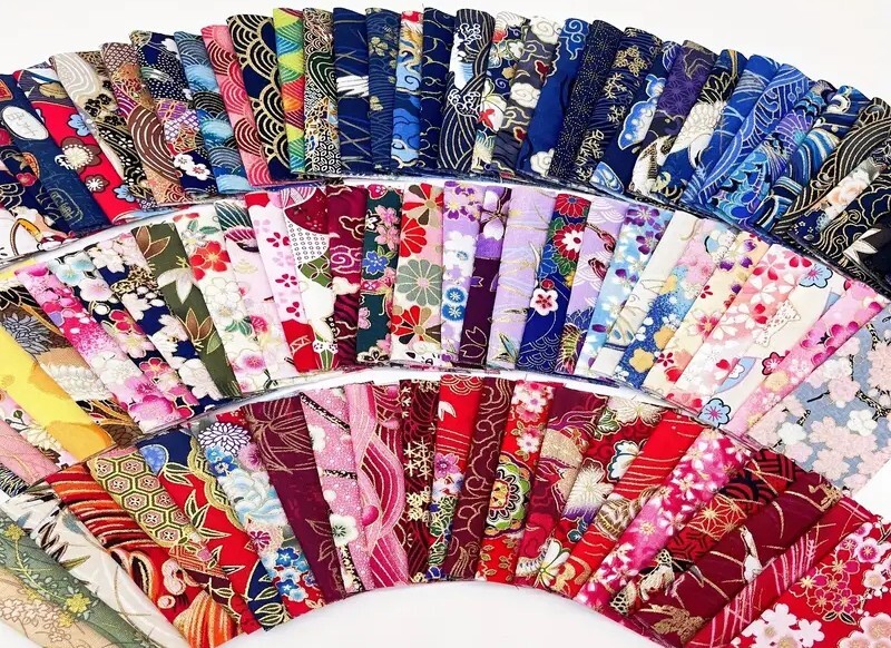 10″ Pre-Cut Fabric Squares – ASIAN Prints – 30 Pieces – NO Duplicates