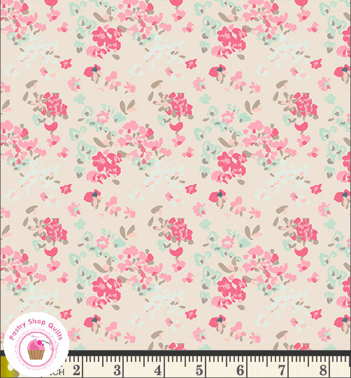 Art Gallery LE VINTAGE CHIC 5002 Vintage Florets Pink Quilt Fabric AGF STUDIO