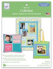 June Tailor Colorfast Fabric Sheets 10-Pack White