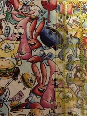 Sponge Under The Sea #48 Inspired Tumbler Fabric 100% Cotton Woven 8×14”