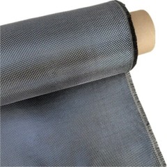 3K 230gsm metal wire plain carbon fiber cloth blue + silver 100*50cm (40″*20″)