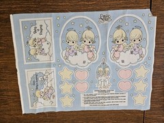 Precious Moments Fabric Mobile and Small Pillow Cut And Sew Panel