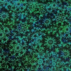 Dancing Dahlias Fabric 27 45″ Wide 100% Premium Cotton Digital Print By The Yard