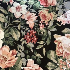 VTG Interior Fabric Design 1986 8 Yards X 56” Roll Plus Bonus ExtraFloral Fabric