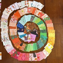 Heather Ross Fabric 125 Pc Mini Charm Set Rotary Cut W/Rare & HTF Pieces