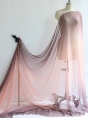 Ombre Chiffon 58” Wide 30D Gradient Chiffon Sheer Fabric Dancing Scarf Wedding