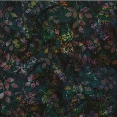 Hoffman Batiks Fabric – Bali Batik – Black Jade Mixed Foliage #T2431-216
