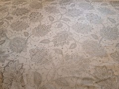 9 Yards 54″ W. Robert Allen Decor Fabric Natural Paisley Print Linen Rayon
