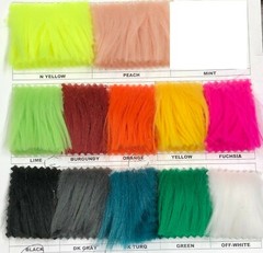 Polyester Non-Stretch Soft Long Faux Shaggy Fur Heavy Weight Fabric- By the Yard
