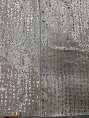 Italian Fabric, plus 3 other fabrics, silver and gold